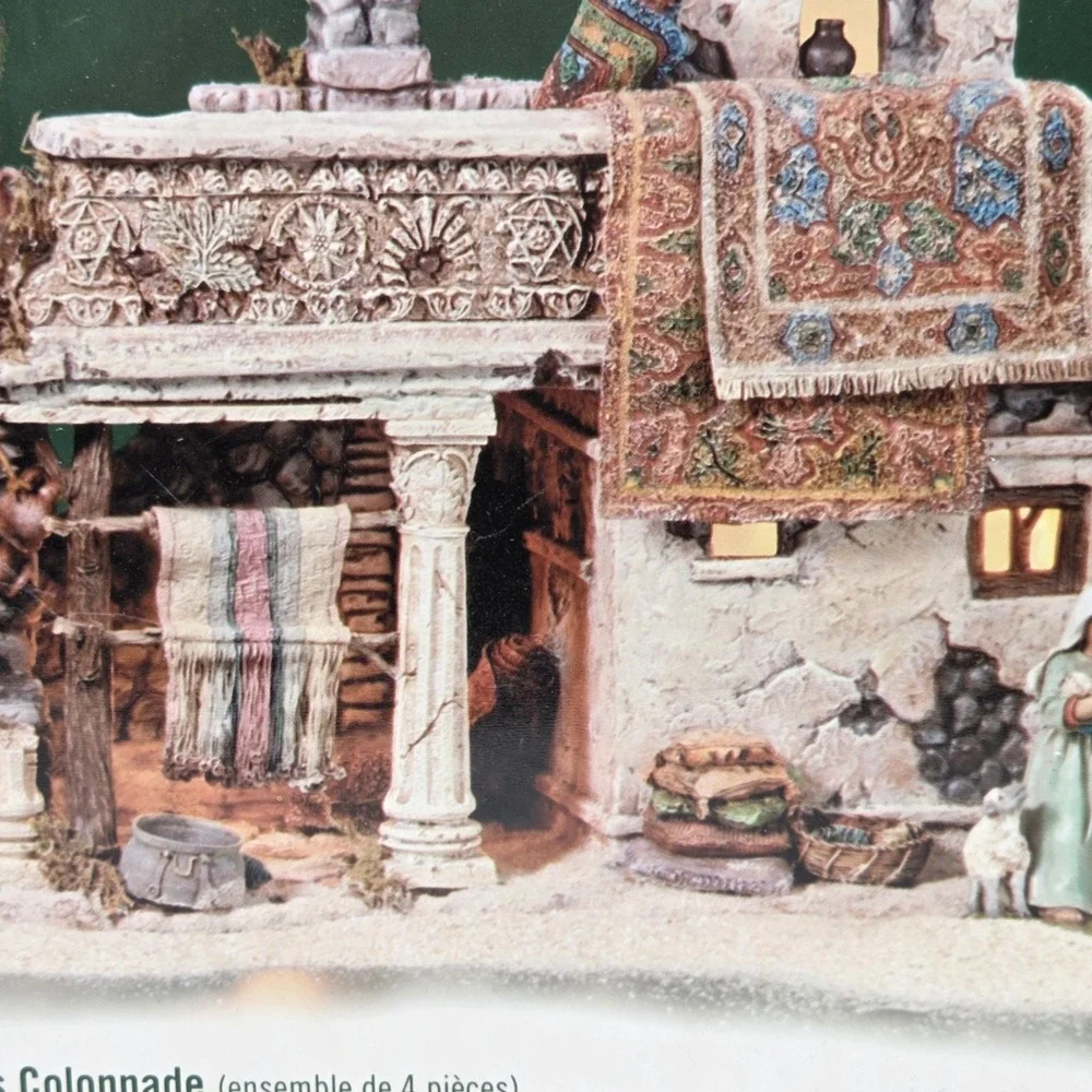 Dept 56 Little Town of Bethlehem Rug Merchant's Colonnade 59802   BRAND NEW